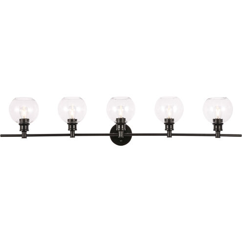 Syracuse 5 Light 47 inch Black Wall sconce Wall Light