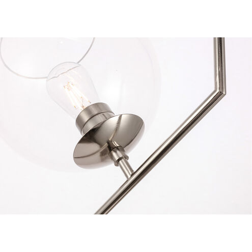 Monroe 1 Light 10 inch Chrome Pendant Ceiling Light