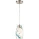 Summi 1 Light 5 inch Satin Nickel Mini Pendant Ceiling Light