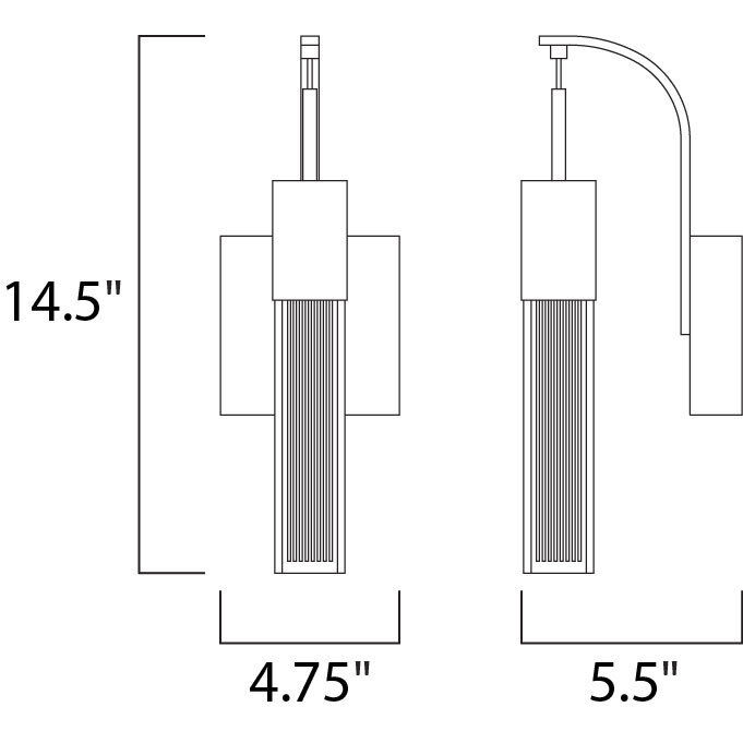 Lansdale LED 4.75 inch Polished Chrome Wall Sconce Wall Light