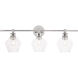 Rochester 3 Light 28 inch Chrome Wall sconce Wall Light