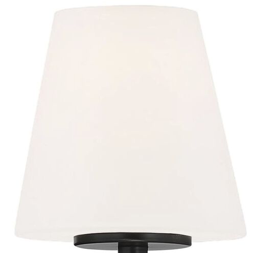 Harleigh 1 Light 6 inch Black Bathroom Vanity Wall Light