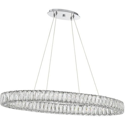 Dickinson 1 Light 39 inch Chrome Pendant Ceiling Light