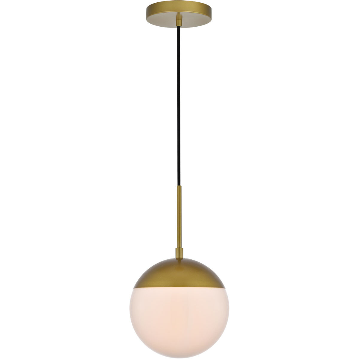 Oyster Bay 1 Light 8 inch Brass Pendant Ceiling Light