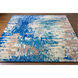 Utica 108 X 72 inch Dark Blue Rug, Rectangle