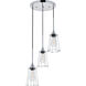 Phoenixville 3 Light 16 inch Chrome Pendant Ceiling Light