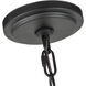 Geneseo 6 Light 22 inch Black and Brass Pendant Ceiling Light