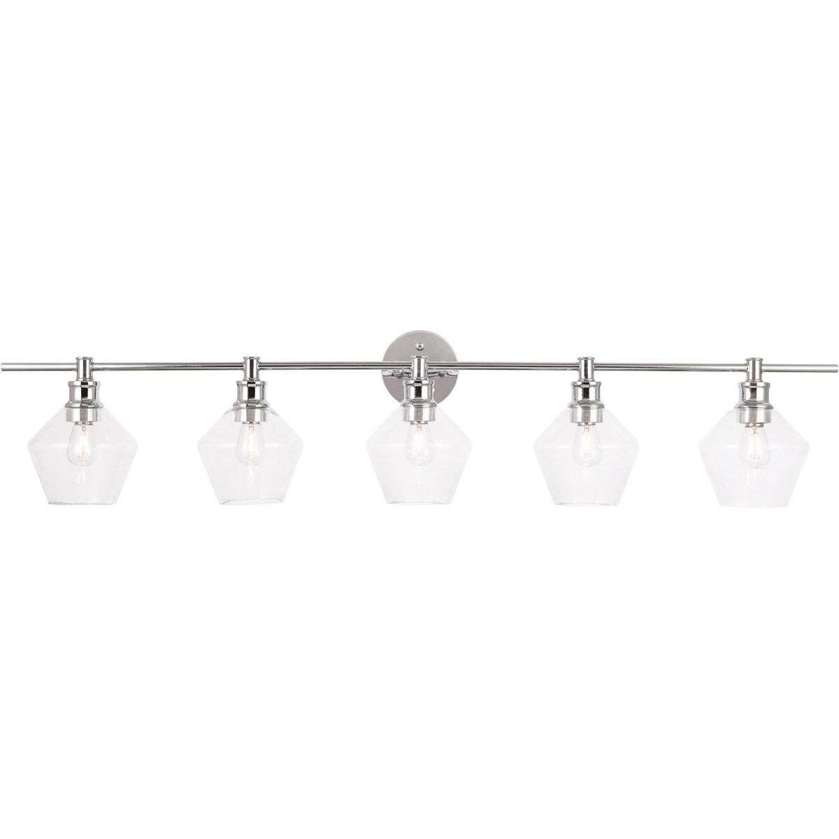 Rochester 5 Light 47 inch Chrome Wall sconce Wall Light