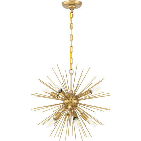 Esopus 8 Light 20 inch Brass Pendant Ceiling Light