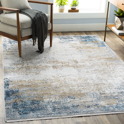 McCandless 118 X 36 inch Sky Blue Rug, Runner