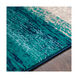 Camillus 114.17 X 78.74 inch Teal/Aqua/Navy/Taupe/Cream Machine Woven Rug, Rectangle