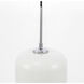 Syracuse 1 Light 7.3 inch Chrome Pendant Ceiling Light