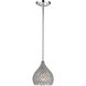 Pavilion 1 Light 7 inch Polished Chrome Mini Pendant Ceiling Light