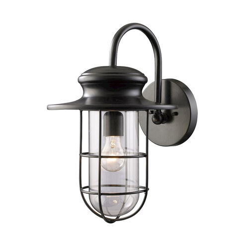 Colesville 1 Light 17.5 inch Matte Black Outdoor Wall Sconce