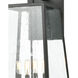 Logan 4 Light 27 inch Matte Black Outdoor Sconce