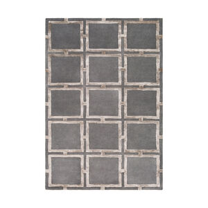 Greene 90 X 60 inch Charcoal/Camel Rugs, Rectangle