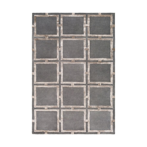 Greene 90 X 60 inch Charcoal/Camel Rugs, Rectangle