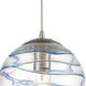 Goshen 1 Light 8 inch Satin Nickel Pendant Ceiling Light