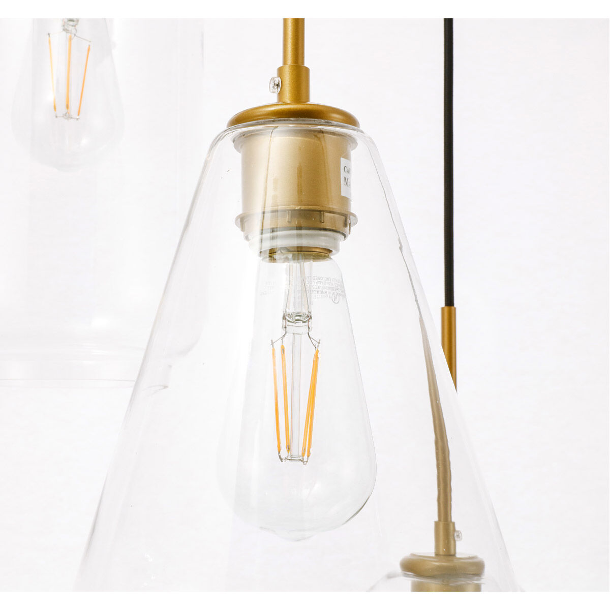 Rochester 3 Light 17 inch Brass Pendant Ceiling Light