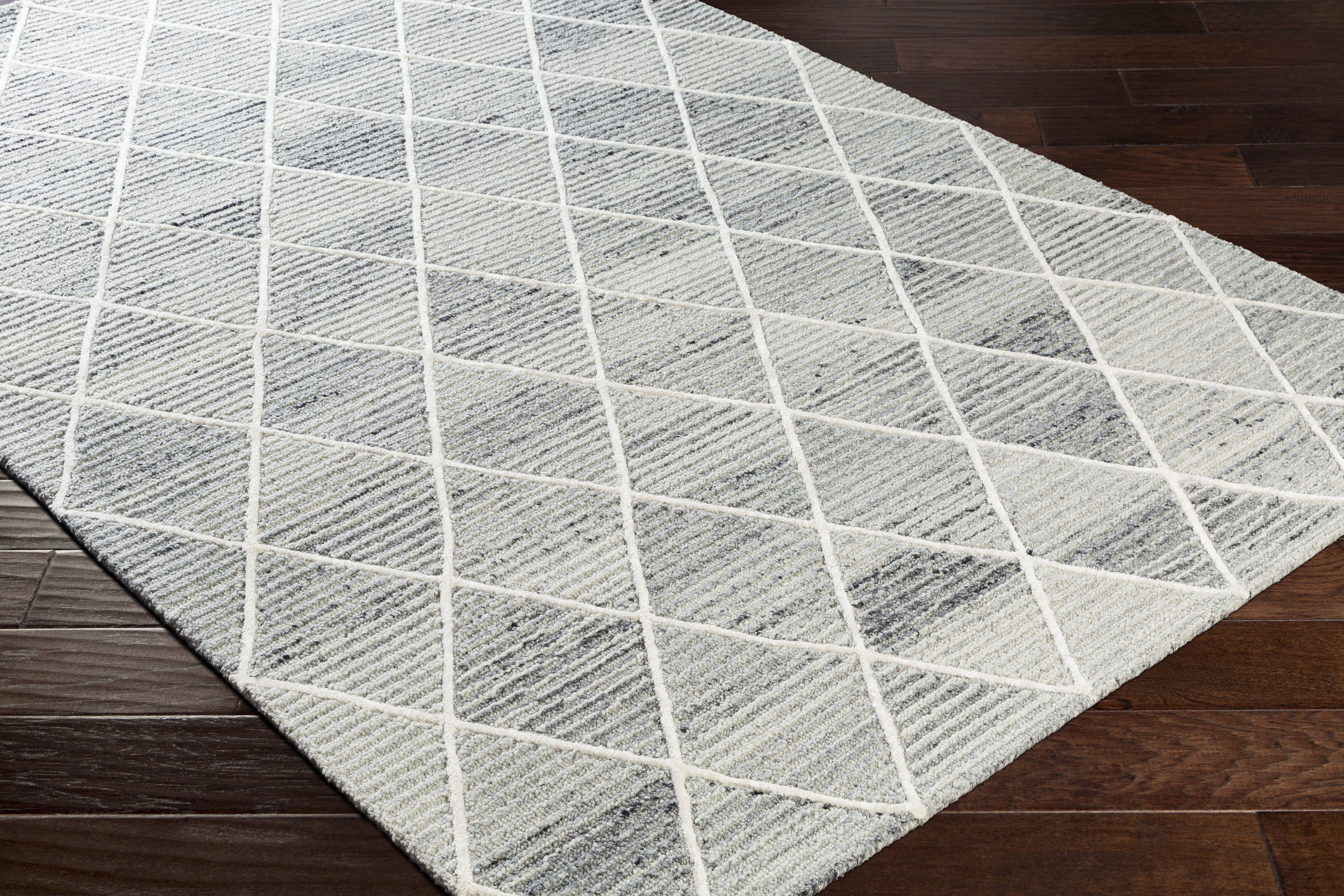 Chester 144 X 108 inch Light Gray Rug, Rectangle