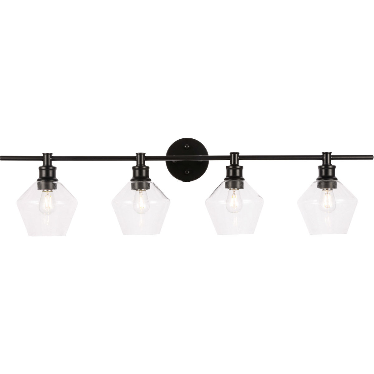 Rochester 4 Light 38 inch Black Wall sconce Wall Light