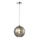 Poughkeepsie 1 Light 10 inch Polished Chrome Multi Pendant Ceiling Light, Configurable