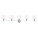 Syracuse 5 Light 47 inch Chrome Wall sconce Wall Light