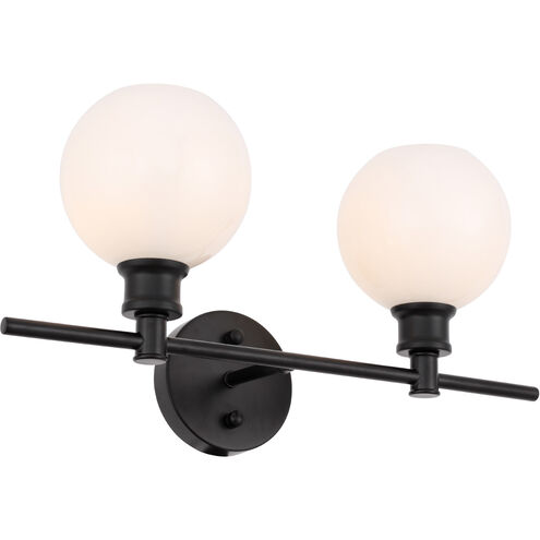 Syracuse 2 Light 19 inch Black Wall sconce Wall Light