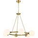 Upper St. Clair 6 Light 33.5 inch Gold Chandelier Ceiling Light