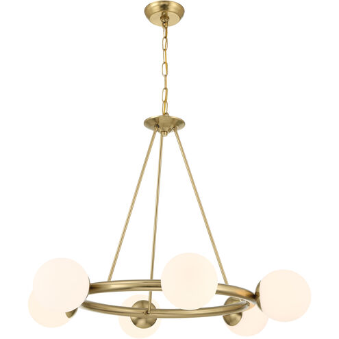 Upper St. Clair 6 Light 33.5 inch Gold Chandelier Ceiling Light