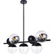 Oyster Bay 7 Light 18 inch Black Pendant Ceiling Light