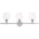 Rochester 3 Light 28 inch Chrome Wall sconce Wall Light