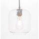 Syracuse 1 Light 7.3 inch Chrome Pendant Ceiling Light