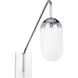 Malta 1 Light 4.8 inch Chrome Wall sconce Wall Light