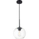 Huntington 1 Light 8 inch Black Pendant Ceiling Light
