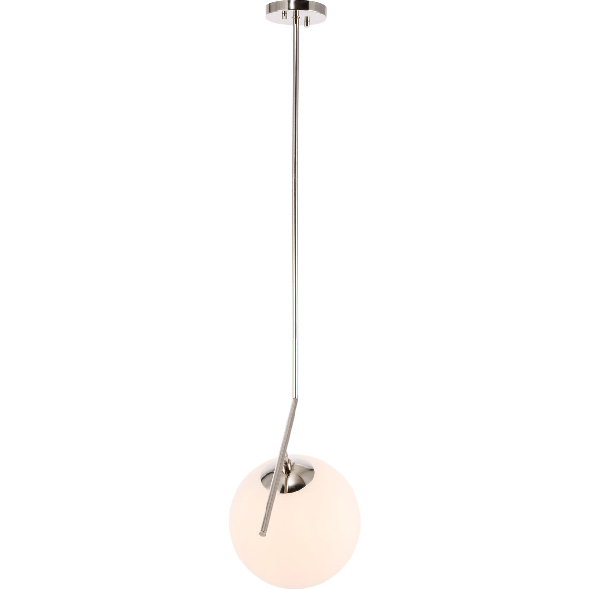 Monroe 1 Light 10 inch Chrome Pendant Ceiling Light