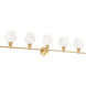 Rochester 5 Light 47 inch Brass Wall sconce Wall Light