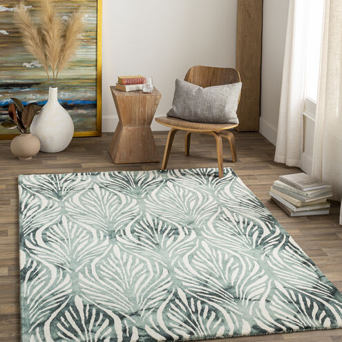Quakertown 36 X 24 inch Deep Teal Rug, Rectangle