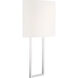 Pomfret Sconce Wall Light in Polished Nickel