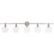 Rochester 5 Light 47 inch Chrome Wall sconce Wall Light