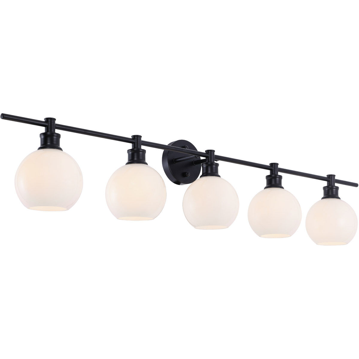 Syracuse 5 Light 47 inch Black Wall sconce Wall Light