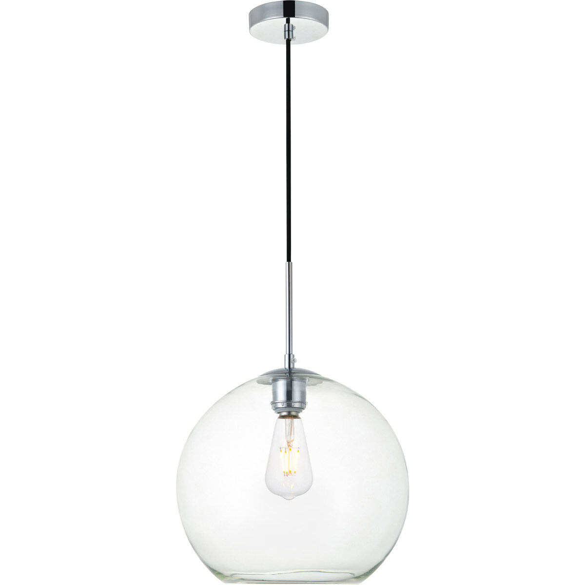 Huntington 1 Light 12 inch Chrome Pendant Ceiling Light