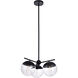 Oyster Bay 3 Light 21 inch Black Pendant Ceiling Light