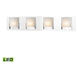 Hayfield LED 29.5 inch Chrome Vanity Light Wall Light