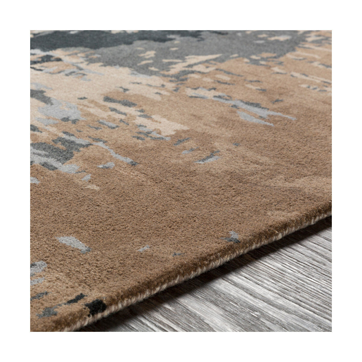 Utica 96 X 30 inch Light Brown Rug, Runner