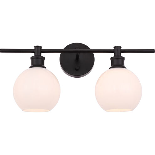 Syracuse 2 Light 19 inch Black Wall sconce Wall Light