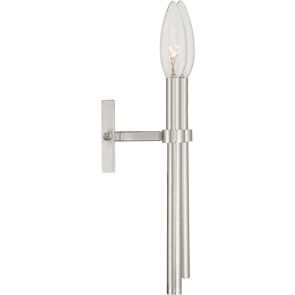 Englewood Sconce Wall Light in Polished Nickel