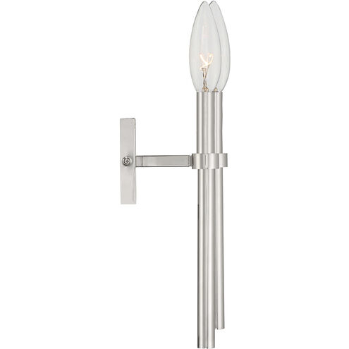 Englewood Sconce Wall Light in Polished Nickel