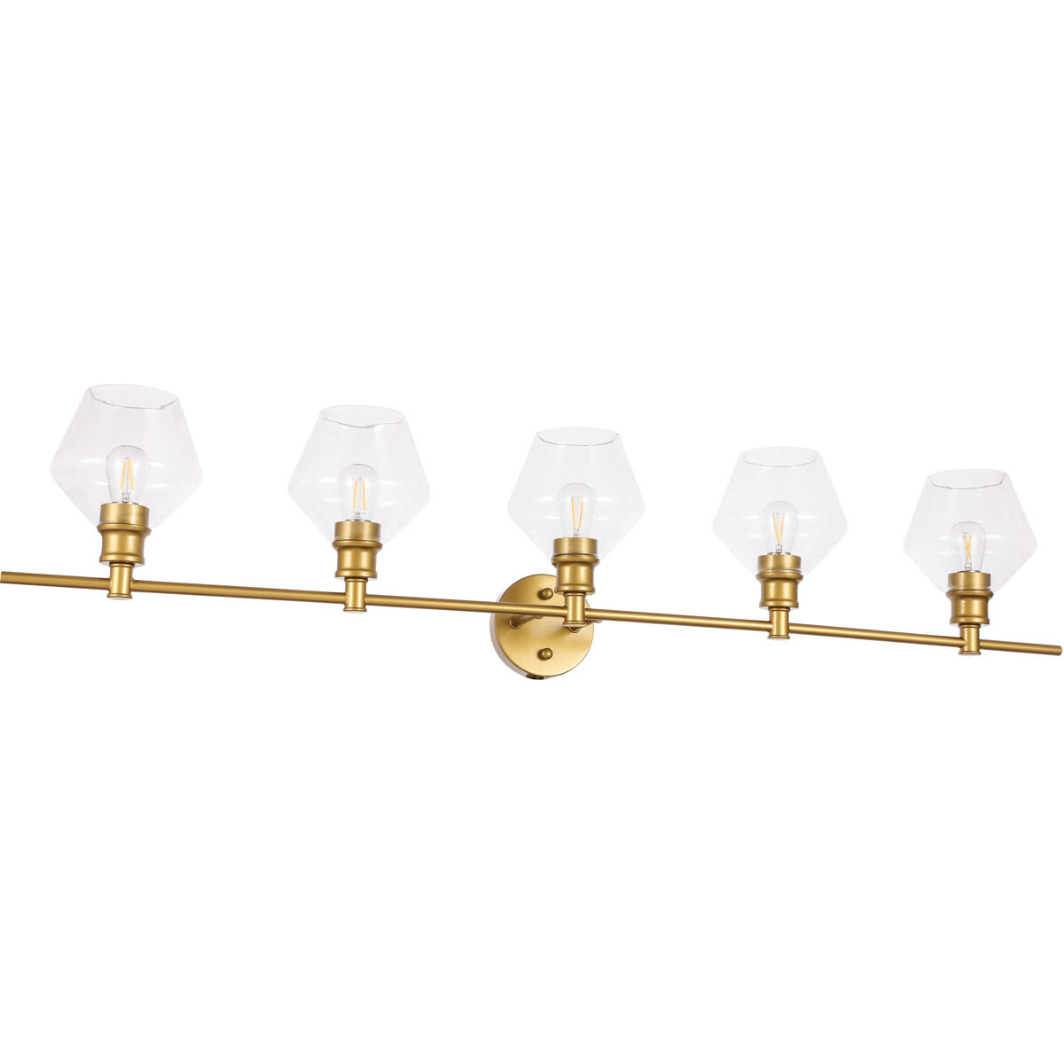 Rochester 5 Light 47 inch Brass Wall sconce Wall Light