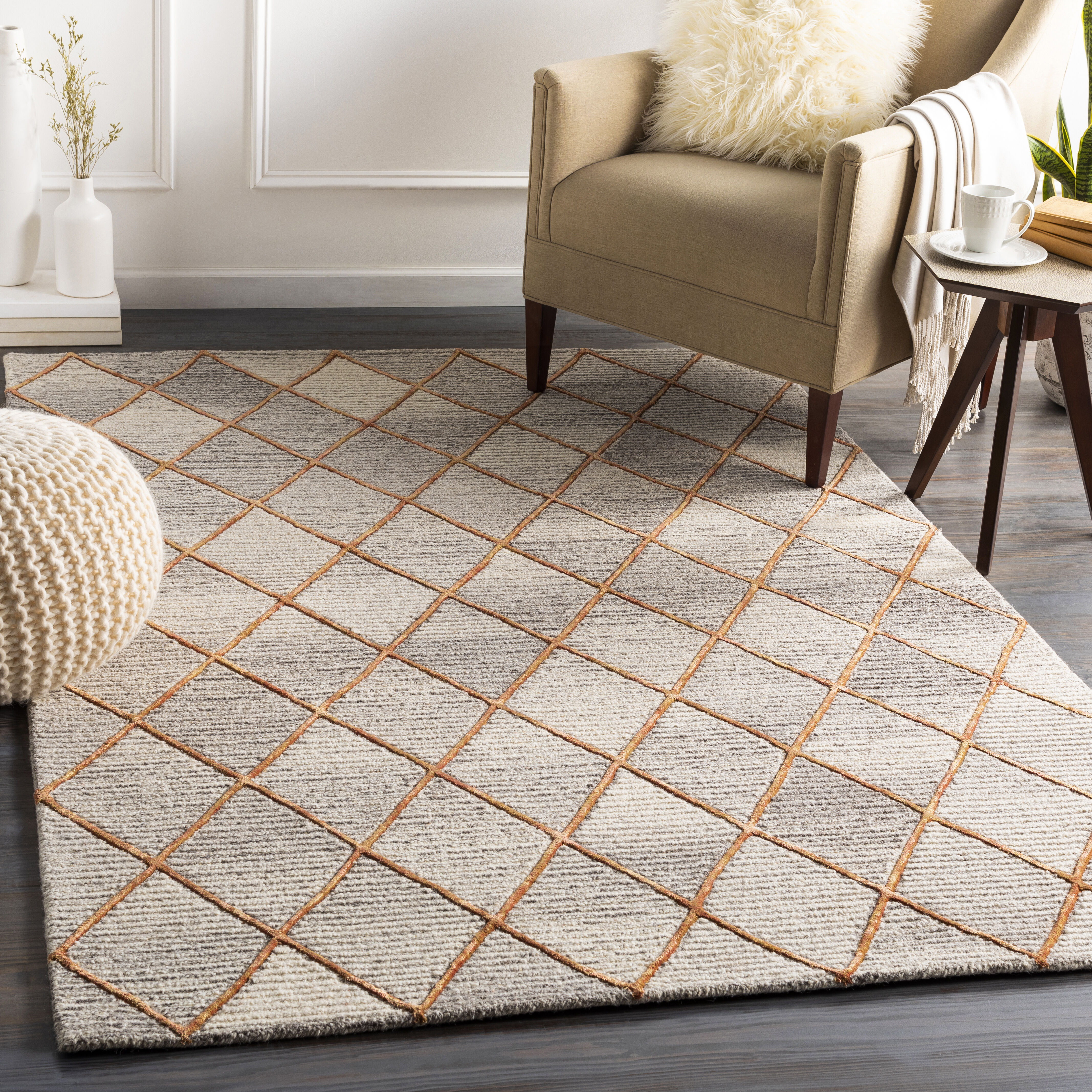 Chester 144 X 108 inch Brown Rug, Rectangle